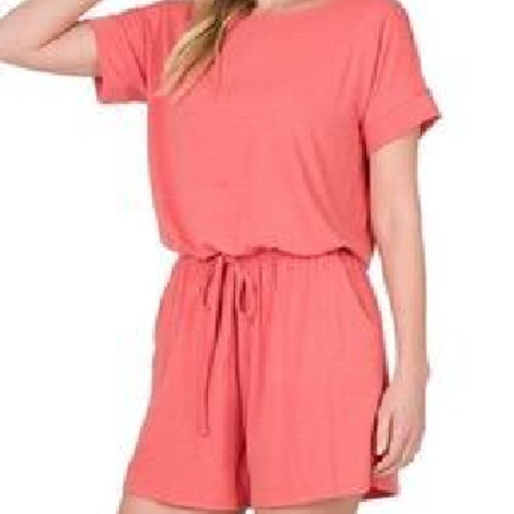 Coral Romper